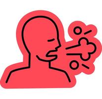 Unmasked Cough Spread vector