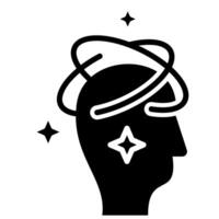 Tension in the Head Flat icon vector