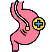 Stomach Endoscopy Symbol vector