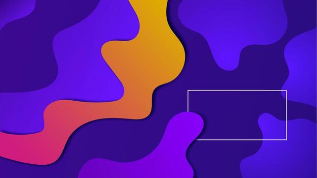 Fluid background design. Liquid purple gradient shapes composition. Futuristic design posters. Fluid funky design abstract liquid shapes for print or web on purple background. vector