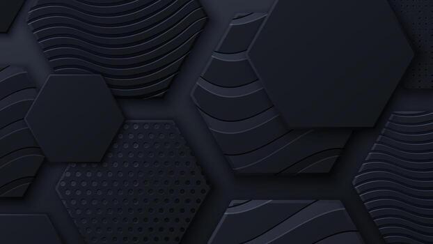 Dark Hexagonal Grid Background for Ads, Posters, and UI vector