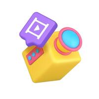 Colorful button for digital projects vector