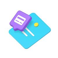 Colorful abstract UI design elements vector