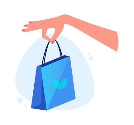Hand hold bundle for purchases