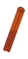 Cinnamon stick flat icon Ingredients for mulled wine vector