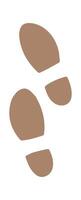 Traces flat icon Following criminal Professional searching Detective set vector