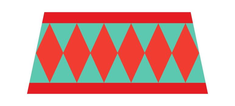 Platform for focuses flat icon Circus element vector