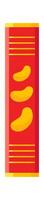 Chips flat icon Snack Vending products vector
