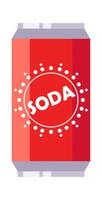 Can for carbonated drink Vending products Icon vector