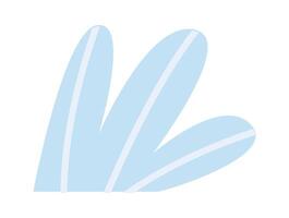 Frozen grass flat icon Cold winter weather Covered by snow Illustration vector