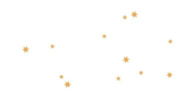 Stars flat icon Lights house decor elements vector