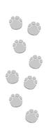 Elephant footprint flat icon Wildlife Steps and trails vector