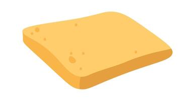 Pieces of bread flat icons set Fragrant baking Bakery vector