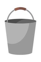 Basket flat icon Fisherman equipment Fishing industry vector
