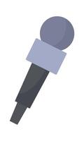 Microphone flat icon Voice recording equipment flat icon vector