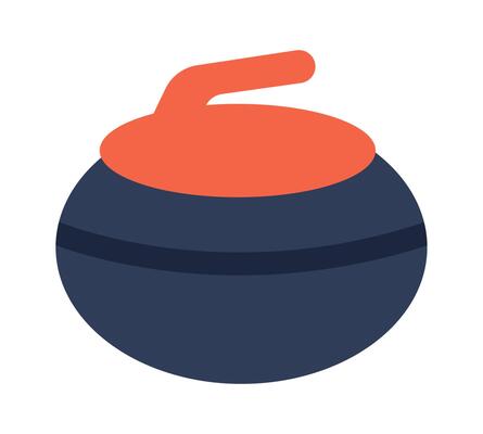 Equipment flat icon Winter sports element