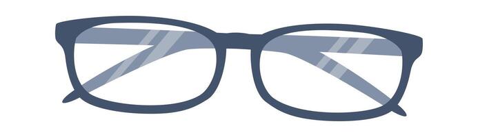Glasses for computer flat icon Office supplies Workplace vector