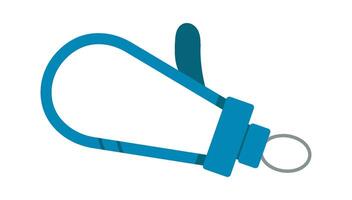 Keyholder flat icon Accessory for keys Illustration vector