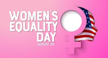 Women's Equality Day graphic vector