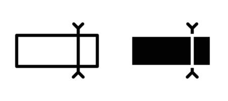 Rename icon in black modern and lines and solid vector