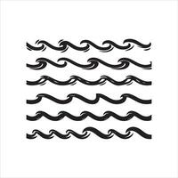 Collection of elegant black flourishes and ornate decorative elements vector