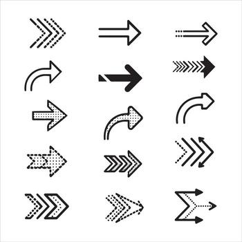 Collection of digital document file type icons representing various formats vector