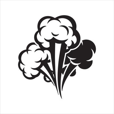 Collection of decorative black and white graphic elements and borders