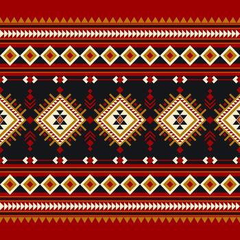 Tribal geometric background. Aztec Boho geometric seamless pattern. Navajo pattern design. Native American style. vector