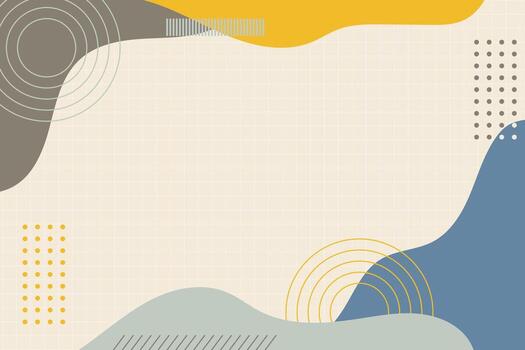 resumen geométrico antecedentes con orgánico formas y retro líneas vector