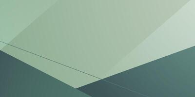 Abstract flat green overlap triangle banner background. Simple design pattern for graphic design. vector