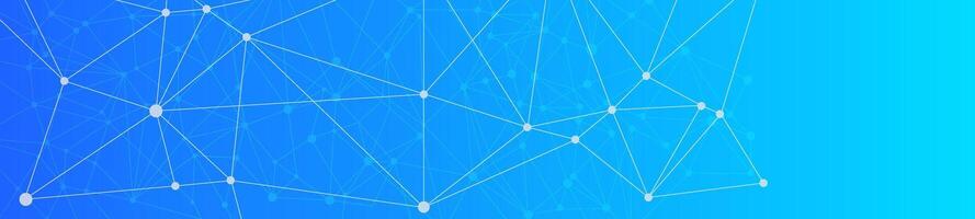 Modern Blue Technology Background Website Banner Design vector