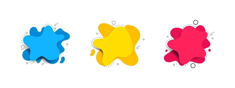 Four dynamic frames featuring colorful brush strokes, ideal for posters, branding, and social media. Perfect for adding a creative touch to your designs. vector