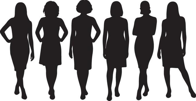 A striking abstract design featuring a bold silhouette with clean lines and geometric elements. vector