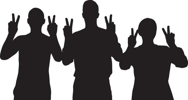 A striking abstract design featuring a bold silhouette with clean lines and geometric forms. vector