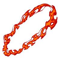 Fire Flame Element Illustration vector