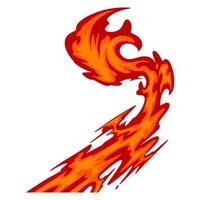 Fire Flame Element Illustration Art vector