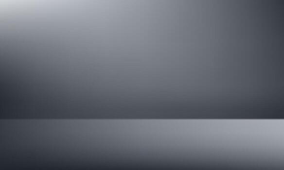 Empty Gray studio room background Space for selling products, backdrop, wallpaper, background, text. Empty Room Studio with table. illustration. vector