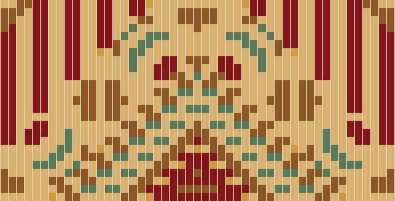 Antique Ikat Pattern Originfolk Embroidery, Aztec Geometric Ornament Print. Design for Carpet, Wallpaper, Clothing, Wrapping, Fabric