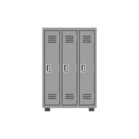 Gray Lockers for Secure Storage png