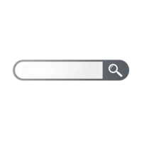 Search Bar with Magnifying Glass png
