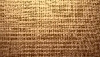 Close Up of Natural Brown Burlap Fabric Texture Background Material photo