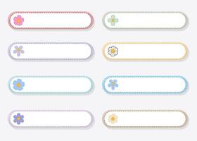 Reading labels. Book lovers' delight vector