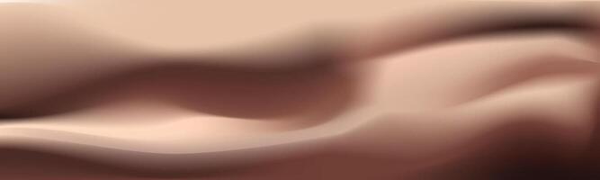 Sunlit dune landscape. vector