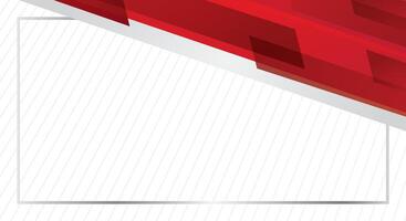 Red white modern abstract background design vector