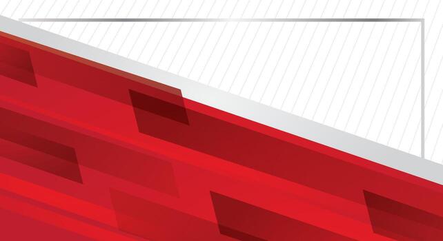 Abstract red white speed geometric technology design modern futuristic background vector