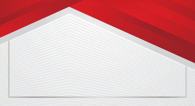 Modern red and white top frame element certificate background vector