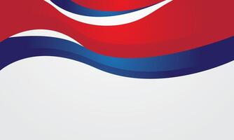 Modern blue red gradient wavy on white background vector