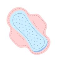 Menstrual pod flat icon Female hygiene personal tool vector