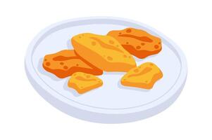 Soy food flat icon Organic healthy snack vector