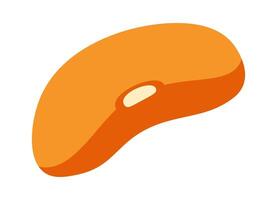 Soybean plant flat icon Agriculture Organic vegetable vector